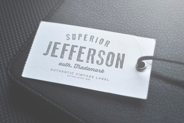 Logo Label Mockup