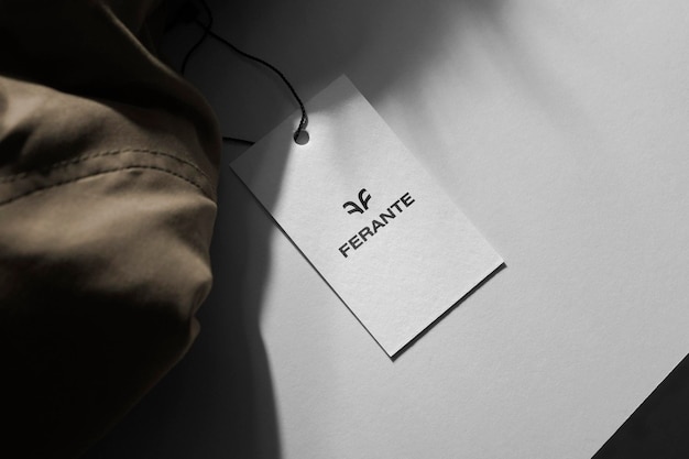 Logo Mockup Tag Jacket