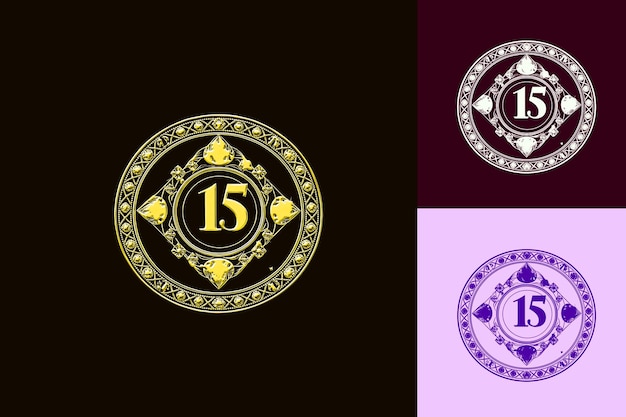 the logo for the number 15 is from the year of the year