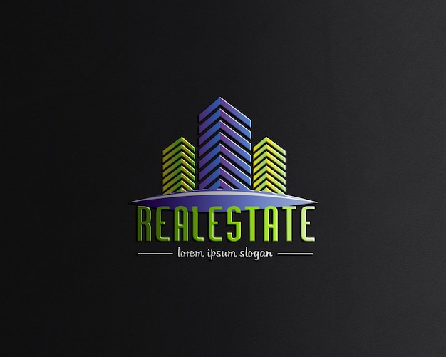 PSD a logo for the real estate of real estate