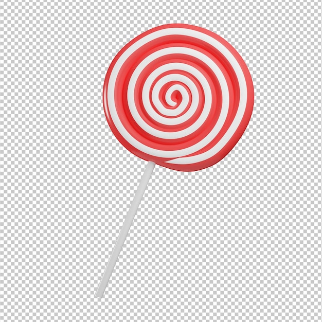 lollipop 3d illustration