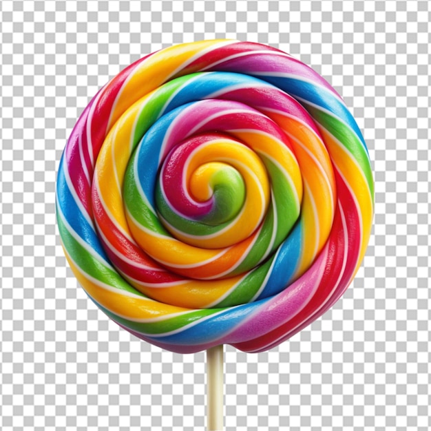 PSD lollipop isolated on transparent background