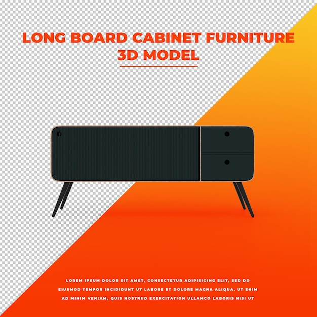 long board cabinet furniture