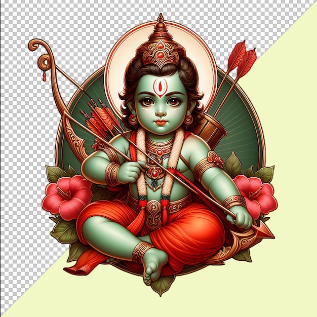 Lord Ram happy ram navami isolated Happy Ram Navami festival celebration Png on transparent