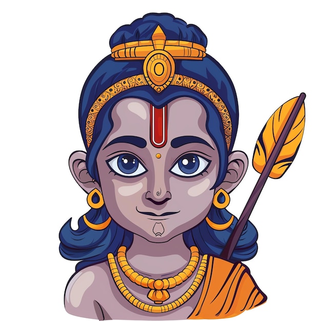 Lord Rama indian illustration