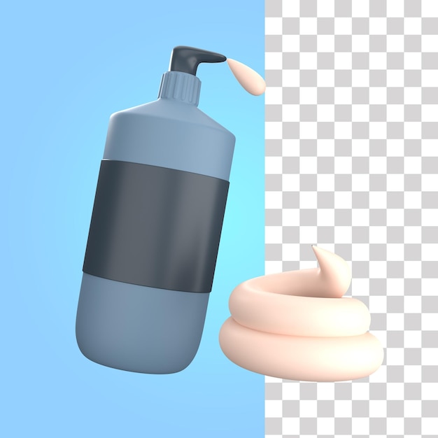 Lotion bottle 3d icon