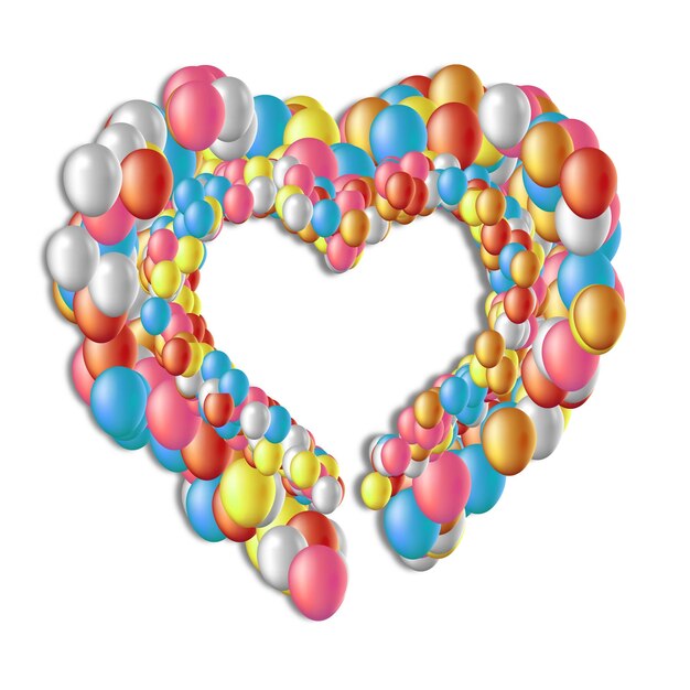 PSD love balloon