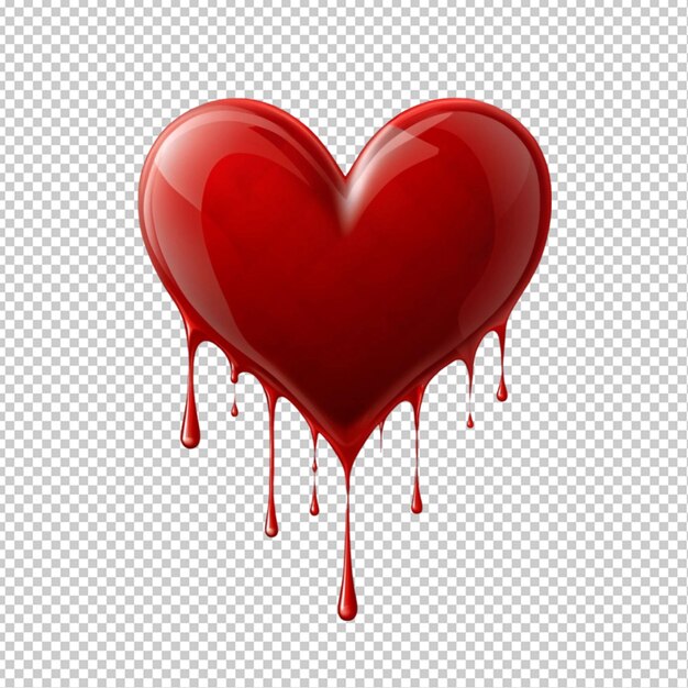 PSD love bleeding transparent background