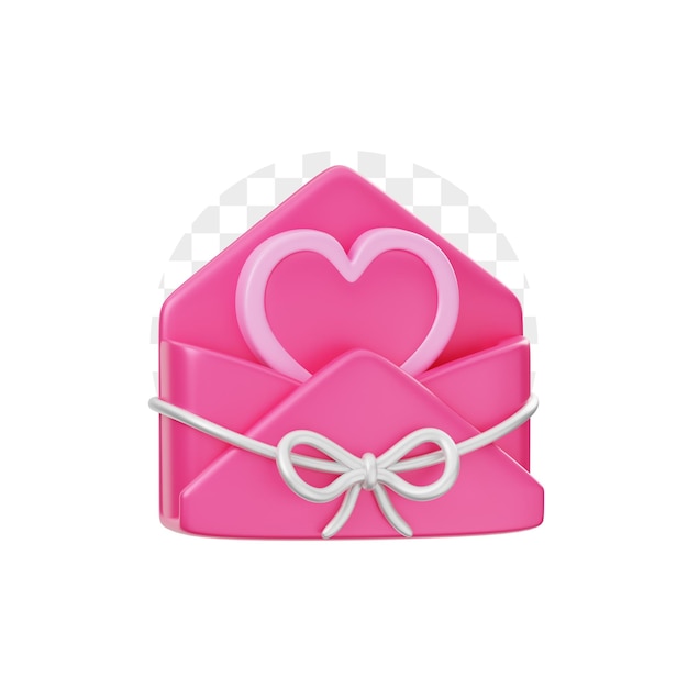 Love Message 3D Icon