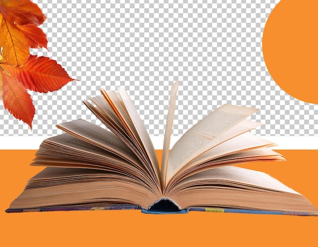 PSD love reading books png illustration