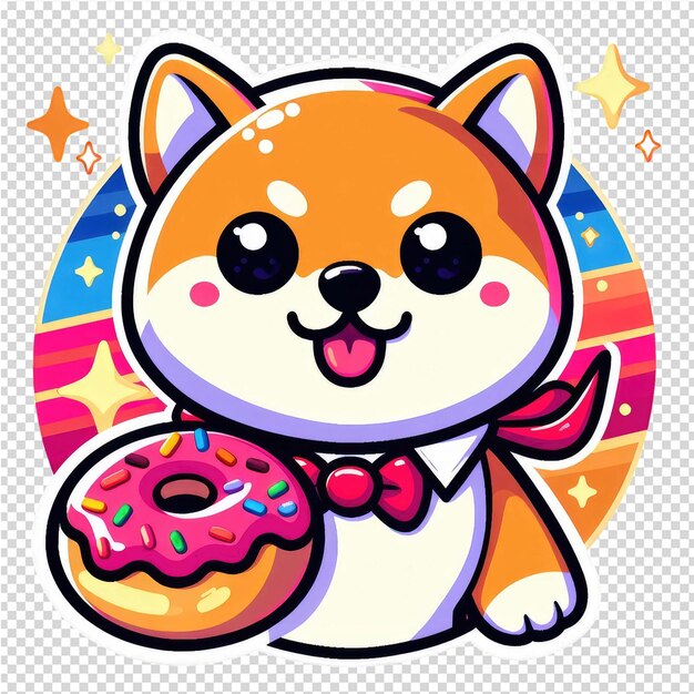 PSD lovely cute adorable sticker