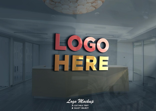 luxurious logo mockup