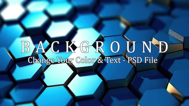 PSD luxury abstract hexagon background generative ai