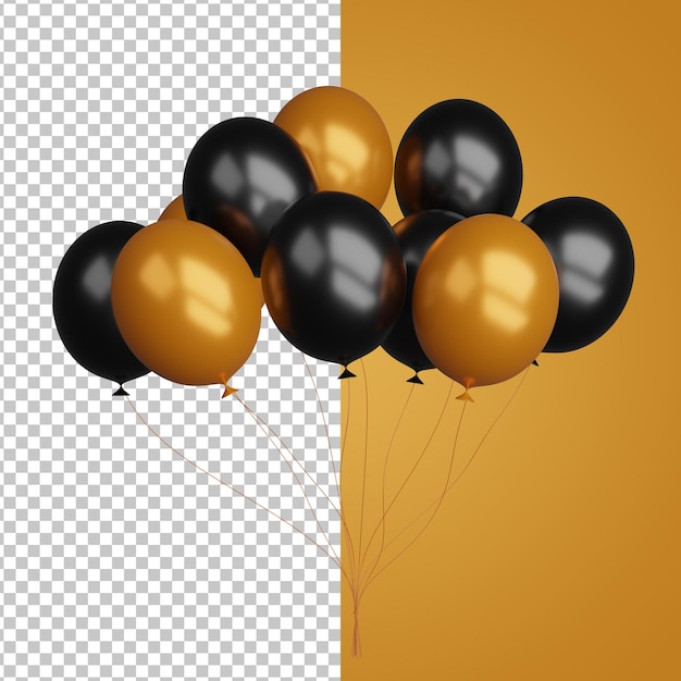 Luxury Balloons Transparent Background