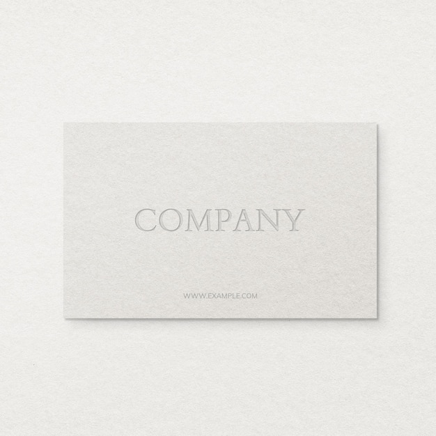 PSD luxury business card mockup psd in gray tone