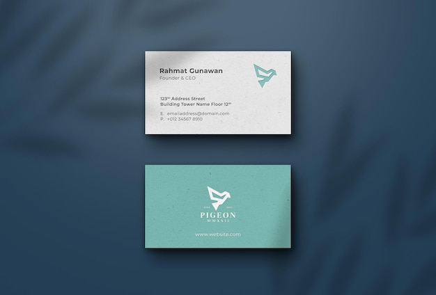 Luxury business card mockup