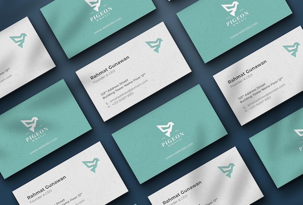 Luxury business card mockup