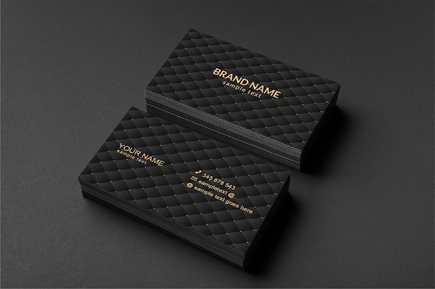 Luxury business card mockup