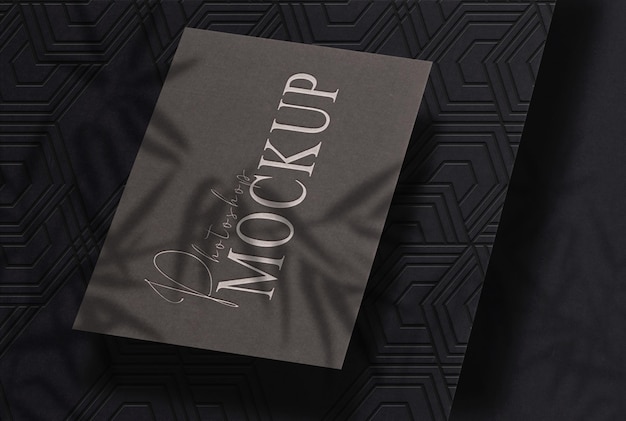 Luxury Business Cards Embossed Mockup