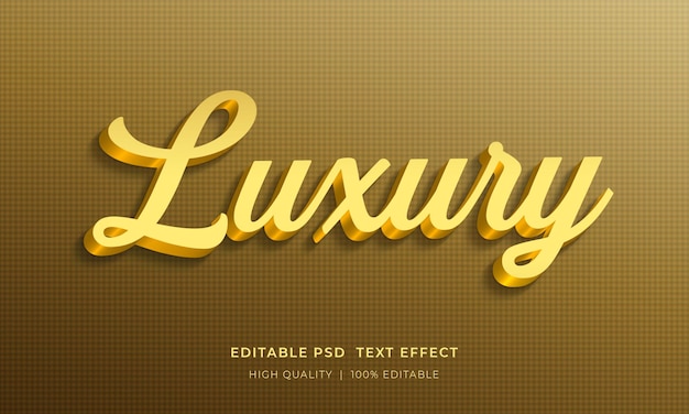 Luxury Editable Text Style Effect Mockup