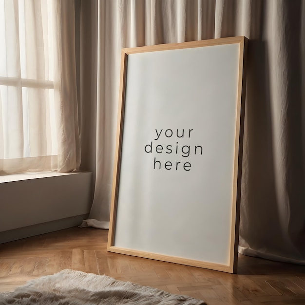 PSD luxury frame mockup versatile psd template for photography and artistic presentations