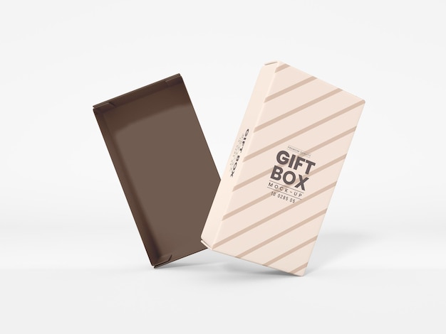 Luxury Gift Box Branding Mockup