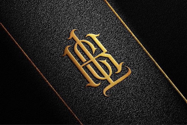 Luxury Gold Logo Mockup