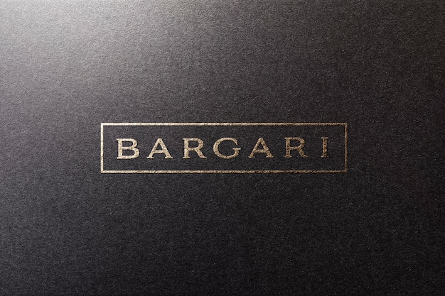 Luxury Logo Mockup Gold