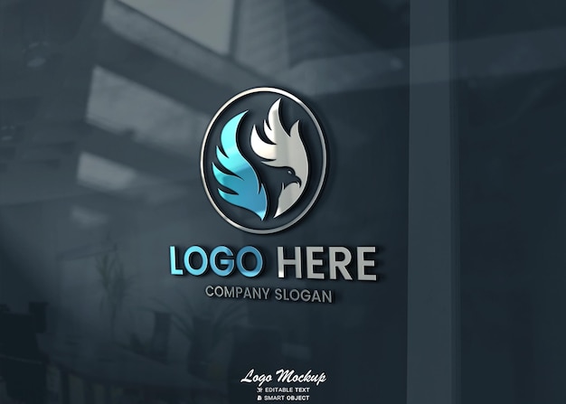 PSD luxury logo mockup