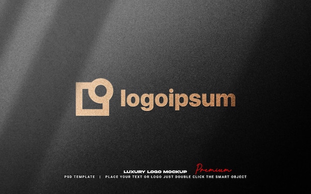 Luxury logo mockup