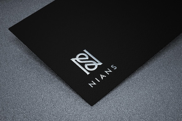 Luxury and modern business logo mockup