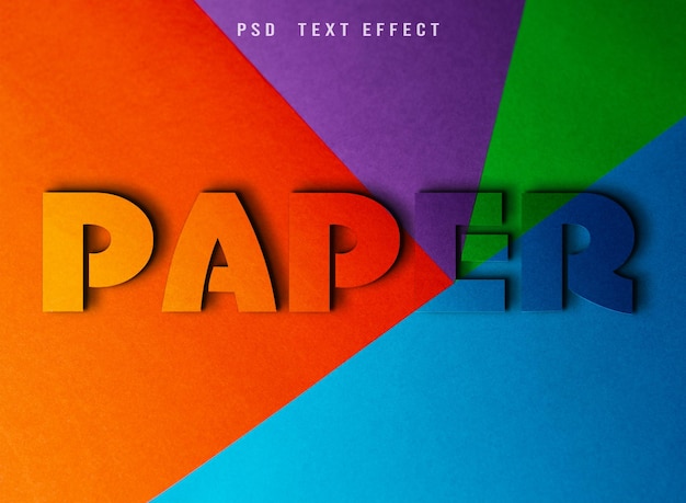 Luxury Paper Text Effect Psd