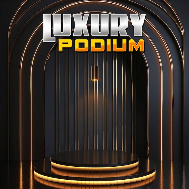 luxury product podium for post background