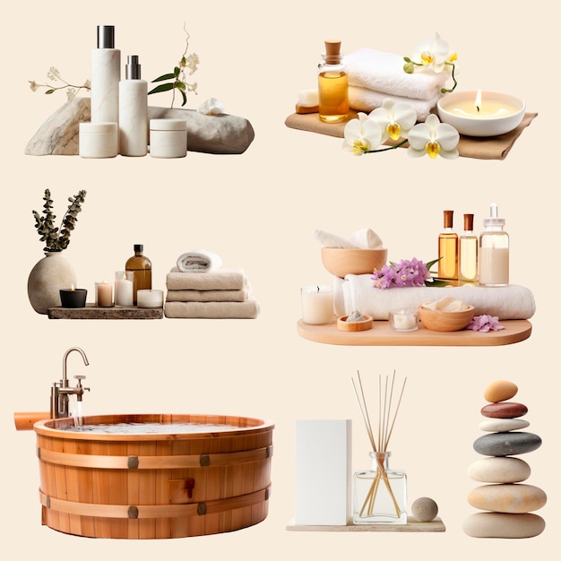 PSD luxury spa relaxation essentials