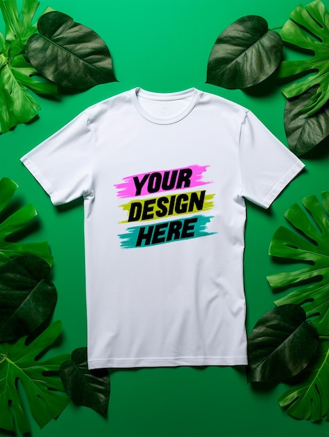 Luxury tshirt mockup design psd