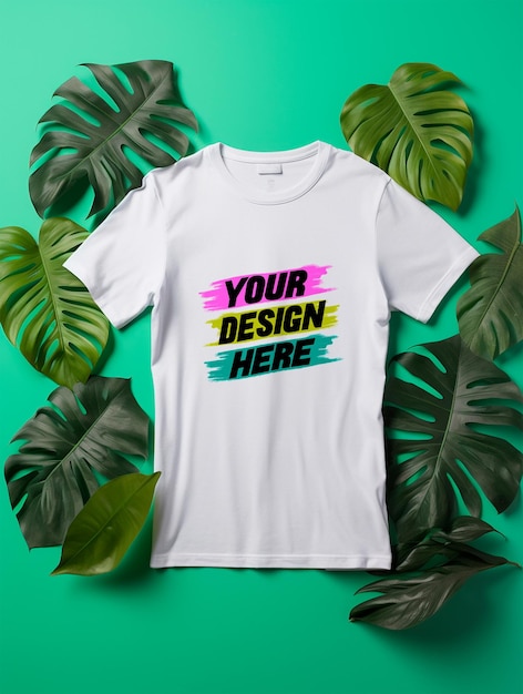 Luxury tshirt mockup design psd