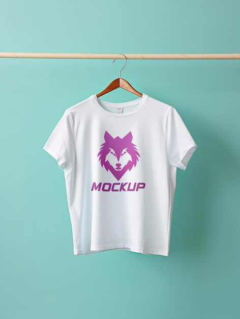 Luxury White tshirt mockup psd