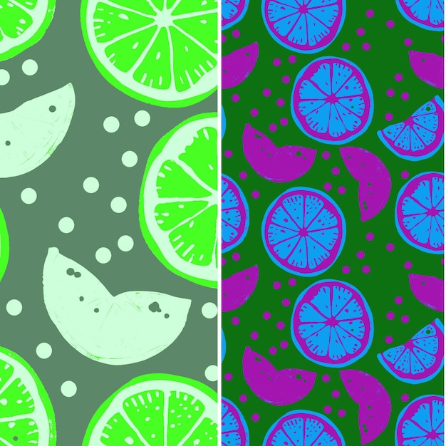 PSD m9 ugli fruit with round silhouette and unique design with polk unique tropical fruit pattern vector