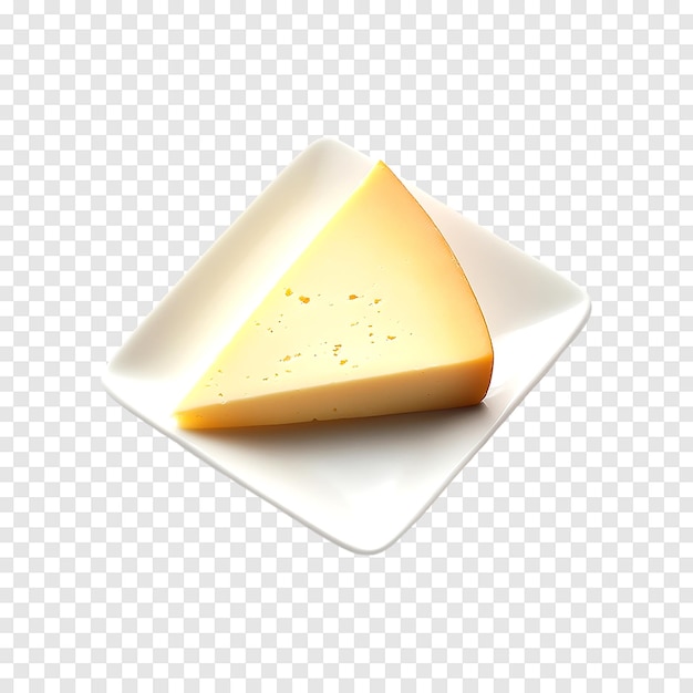 PSD maasdam cheese triangle isolated on a transparent background