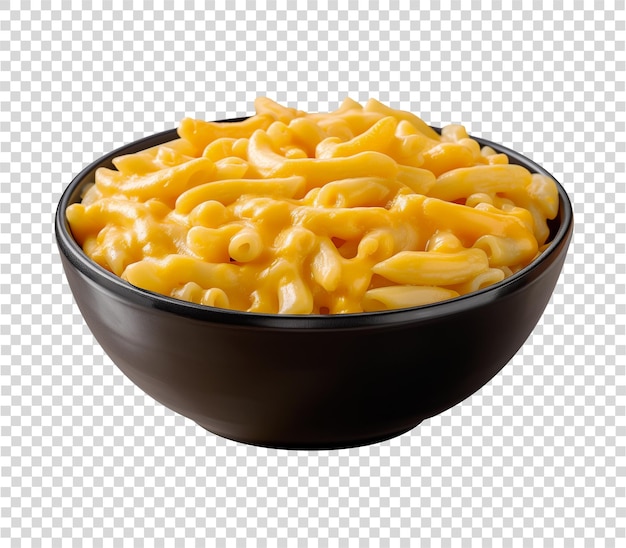 Mac and cheese in transparent background