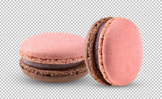 Macarons isolated on alpha layer