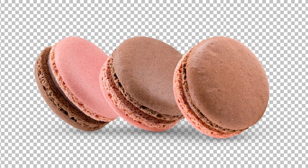 Macarons isolated on alpha layer