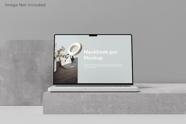 Macbook laptop screen mockup