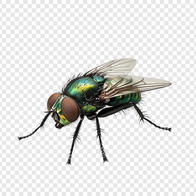 Macro Photography of a Green Bottle Fly