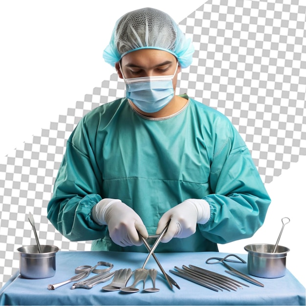 PSD the maestro of medical machines on a white or clear surface png transparent background