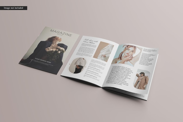 Magazine Brochure Mockup