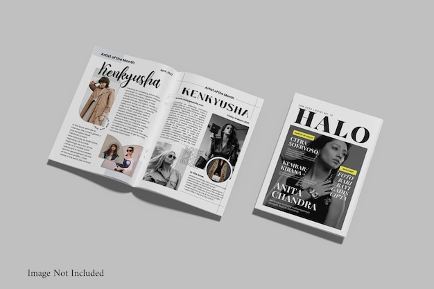 Magazine Brochure Mockup