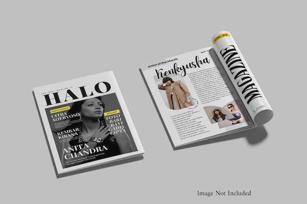 Magazine Brochure Mockup