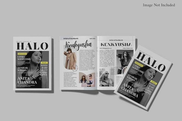 Magazine Brochure Mockup