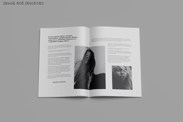 MAGAZINE AND CATALOG BROCHURE MOCKUP